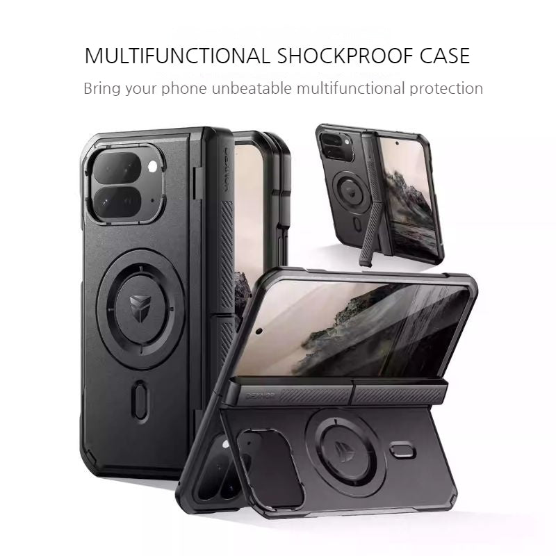 Load image into Gallery viewer, [With Camera Cover][Built-in Stand] Google Pixel 10 Pro Fold - Dexnor Military Grade Heavy-Duty Shockproof Rugged Case - i-Station Mobile Phone &amp; Electronic Device Repair and Accessories
