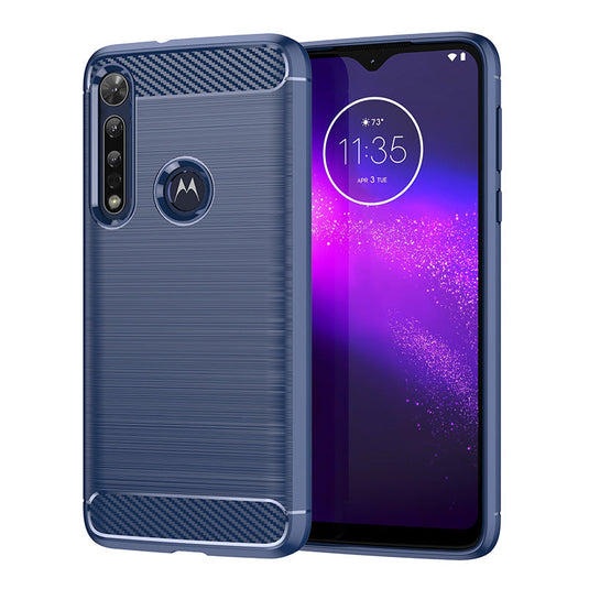 Motorola Moto One Macro - Shield Shockproof Rugged Heavy Duty Case  With 2PC Tempered Glass Screen Protector