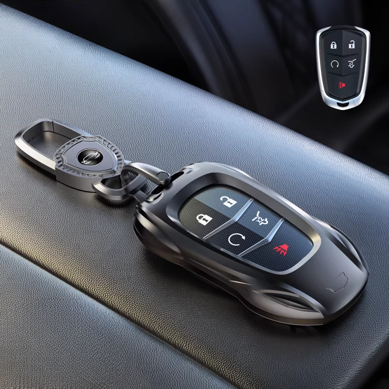 Load image into Gallery viewer, Cadilla Luxury Stylish Metal Car Key Fob Case Cover For XT5, CT5, XT6, CT6, XTS, ATS-L, SRX - i-Station Mobile Phone &amp; Electronic Device Repair and Accessories
