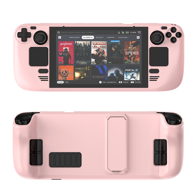 Load image into Gallery viewer, [Built-in Stand] Steam Deck / OLED - PC Skin-Friendly Full-Coverage Shockproof Case - i-Station Mobile Phone &amp; Electronic Device Repair and Accessories
