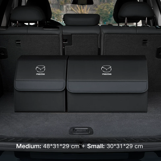 Mazda Microfiber Leather Car Trunk Storage Box for Mazda 6, Mazda 3, CX-30, Atenza, CX-4, CX-5