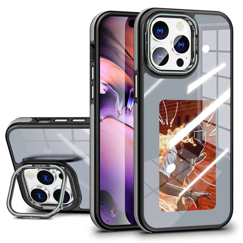 Load image into Gallery viewer, [DIY Display Imaging][Built-in Stand][Magsafe Compatible] Apple iPhone 14/Plus/Pro/Pro Max DIY Smart Protective Case NFC Phone Case Custom Image AI Cell Phone Basic Case Fashion Series Case
