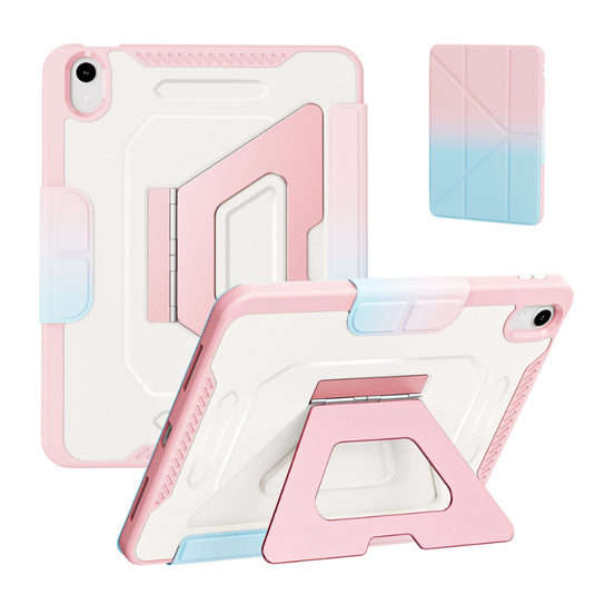 [Detachable][Built-in Stand] Apple iPad 10.9/11'' 10/11th Gen (2022/2025) Multi-Functional Shockproof Full Body Protective Cover