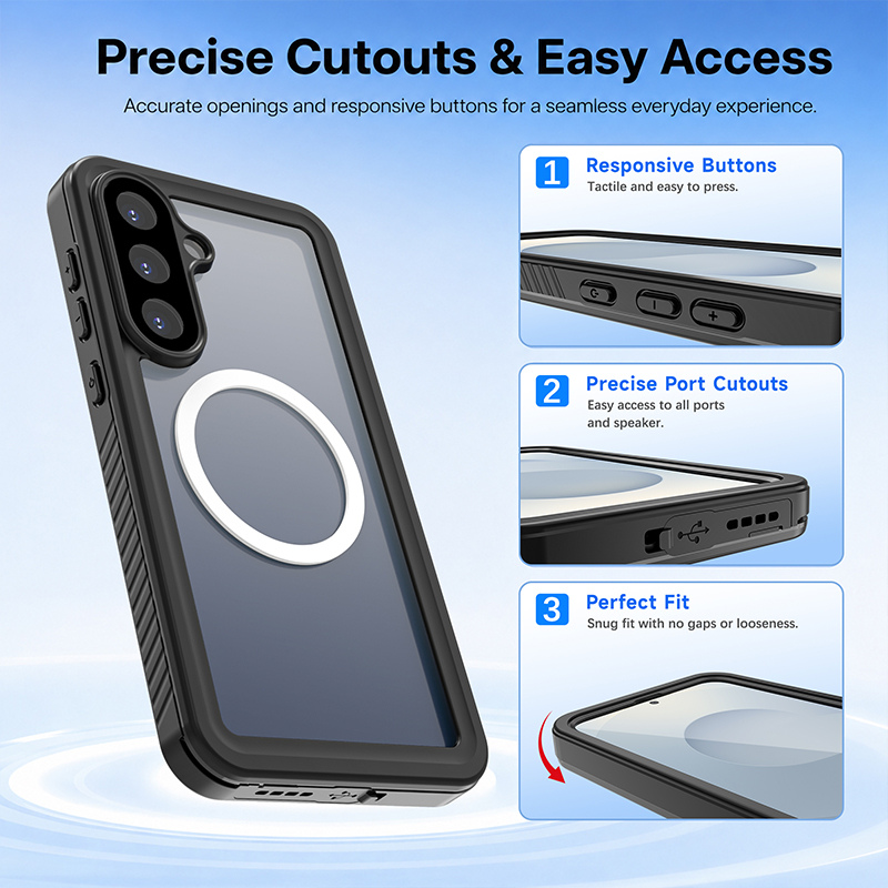 Load image into Gallery viewer, [FS Series][MagSafe Compatible] Samsung Galaxy S26 FE Full Covered Waterproof Heavy Duty Shockproof Armor Case

