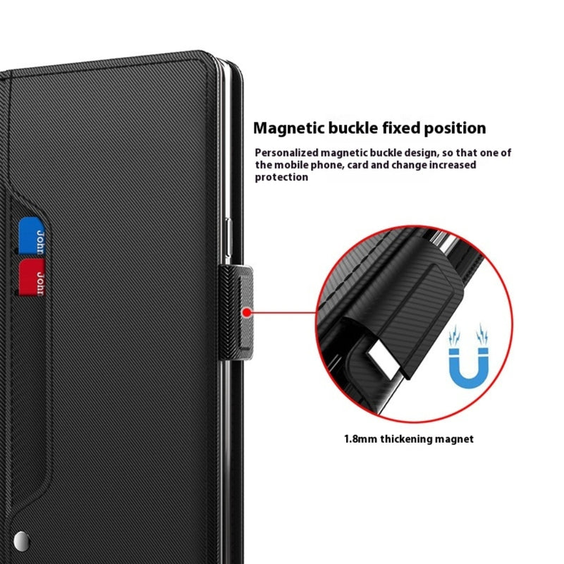 Load image into Gallery viewer, [With Card Slot] ZTE nubia Red Magic 9 Pro / 9 Pro Plus - Magnetic Folding Invisible Stand Protective Case
