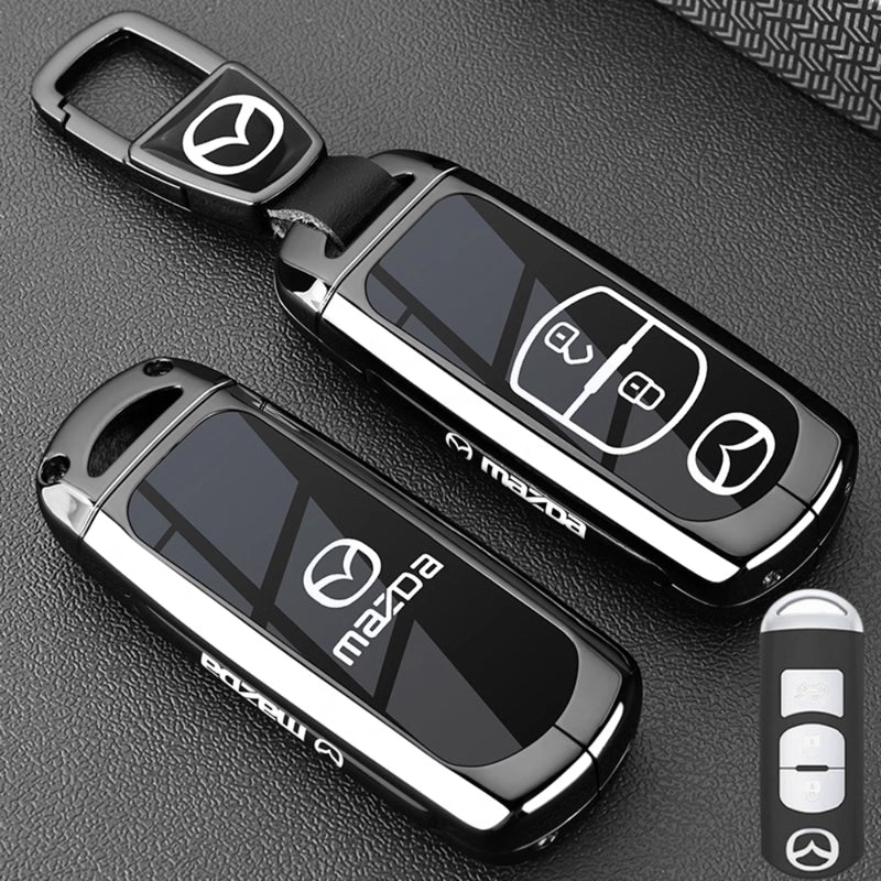 Load image into Gallery viewer, Mazda Zinc Alloy Car Key Protective Case For CX5, CX3, CX30, CX7, CX9, Mazda 2, 3, 6
