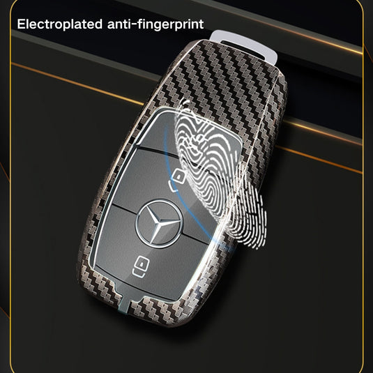 Mercedes Benz Carbon Fiber Metal Protective Case For Benz A, B, C, E, GLC, GLE