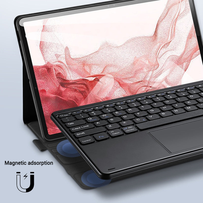 Load image into Gallery viewer, [Detachable] Samsung Galaxy Tab S10 FE Plus (2025) 13.1&quot; - Magnetic Touchpad Wireless Keyboard Case
