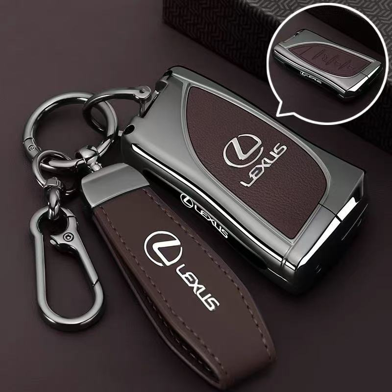 Load image into Gallery viewer, Lexus Premium Leather Protection Car Key Fob Case Cover For ES UX NX RX LX LS LC GS IS CT - i-Station Mobile Phone &amp; Electronic Device Repair and Accessories
