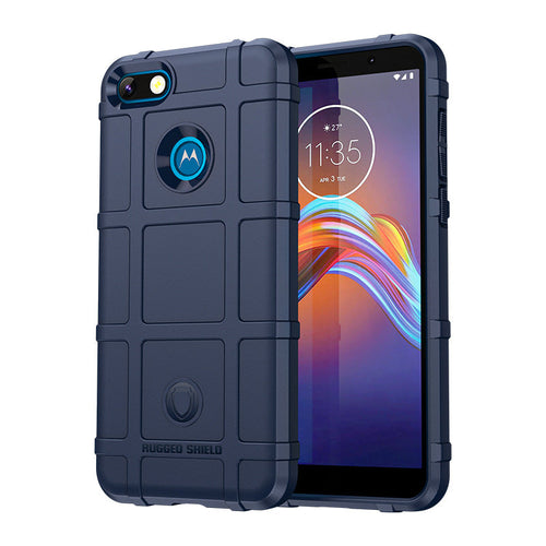 Motorola  Moto E6/E6 Play - Shield Shockproof Rugged Heavy Duty Case With 2PC 9H Glass Screen Protector