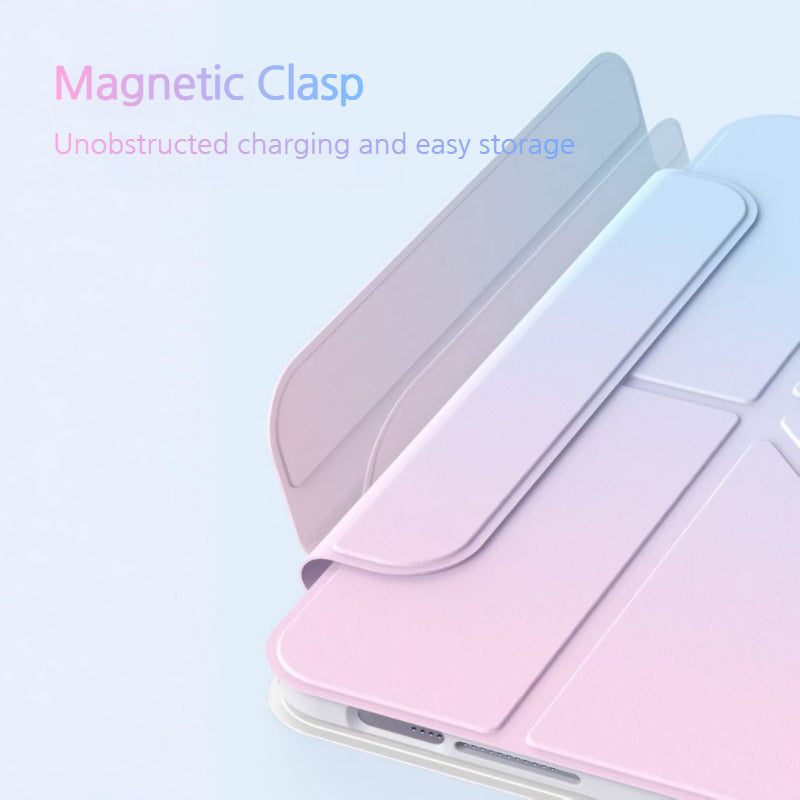 Load image into Gallery viewer, [Detachable] Apple iPad Air 13-inch M2/M3/M4 (2024/2025/2026) 720° Rotatable Gradient Full-cover Case With Pen Slot - i-Station Mobile Phone &amp; Electronic Device Repair and Accessories
