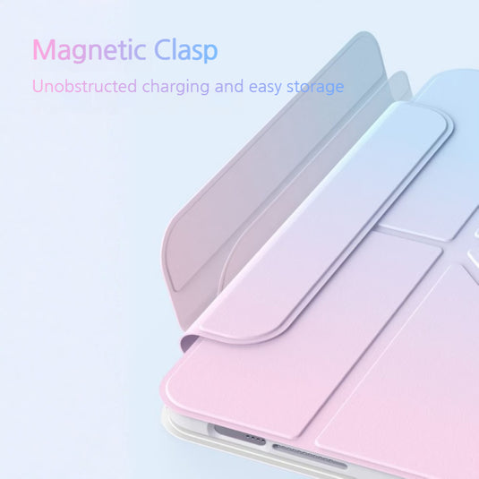 [Detachable] Apple iPad Air 13-inch M2/M3/M4 (2024/2025/2026) 720° Rotatable Gradient Full-cover Case With Pen Slot - i-Station Mobile Phone & Electronic Device Repair and Accessories