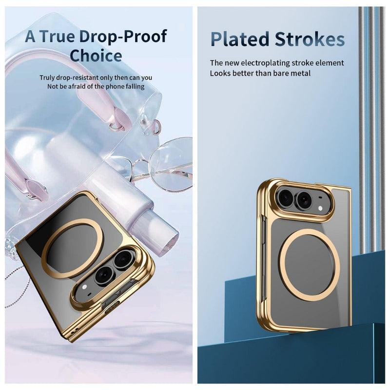 Load image into Gallery viewer, Apple iPhone Duo - Clear Plated Magnetic Integrated Film Phone Case - Polar Tech Australia
