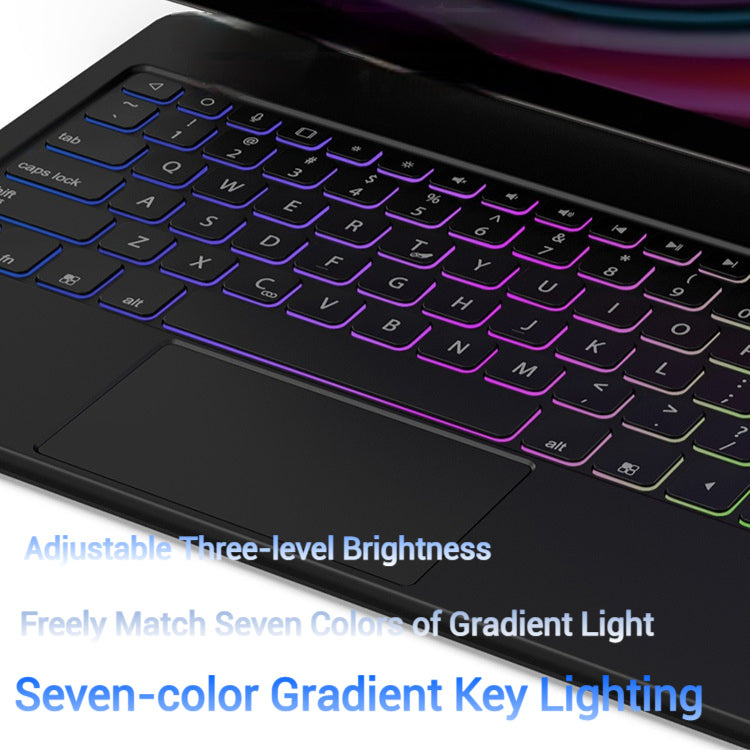 Load image into Gallery viewer, [[Magic Keybord][With BacKlit] Samsung Galaxy Tab S7 Plus/S8 Plus/S9 Plus 12.4&quot; - Precision Multi-Touch Trackpad Magnetic Smart Wireless Keyboard Case
