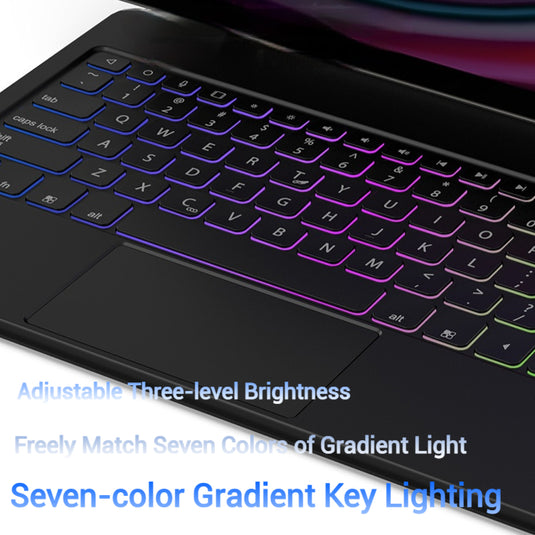 [[Magic Keybord][With BacKlit] Samsung Galaxy Tab S7/S8/S9 11" - Precision Multi-Touch Trackpad Magnetic Smart Wireless Keyboard Case