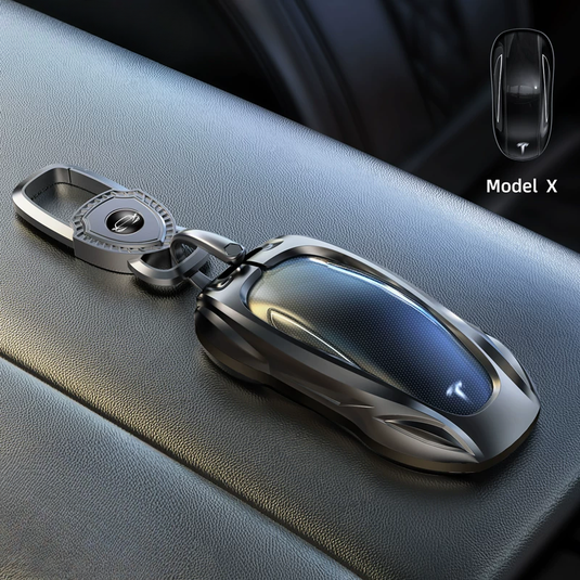 Tesla Stylish Metal Car Key Fob Case Cover For Model X, Model 3, Model Y, Model S - i-Station Mobile Phone & Electronic Device Repair and Accessories