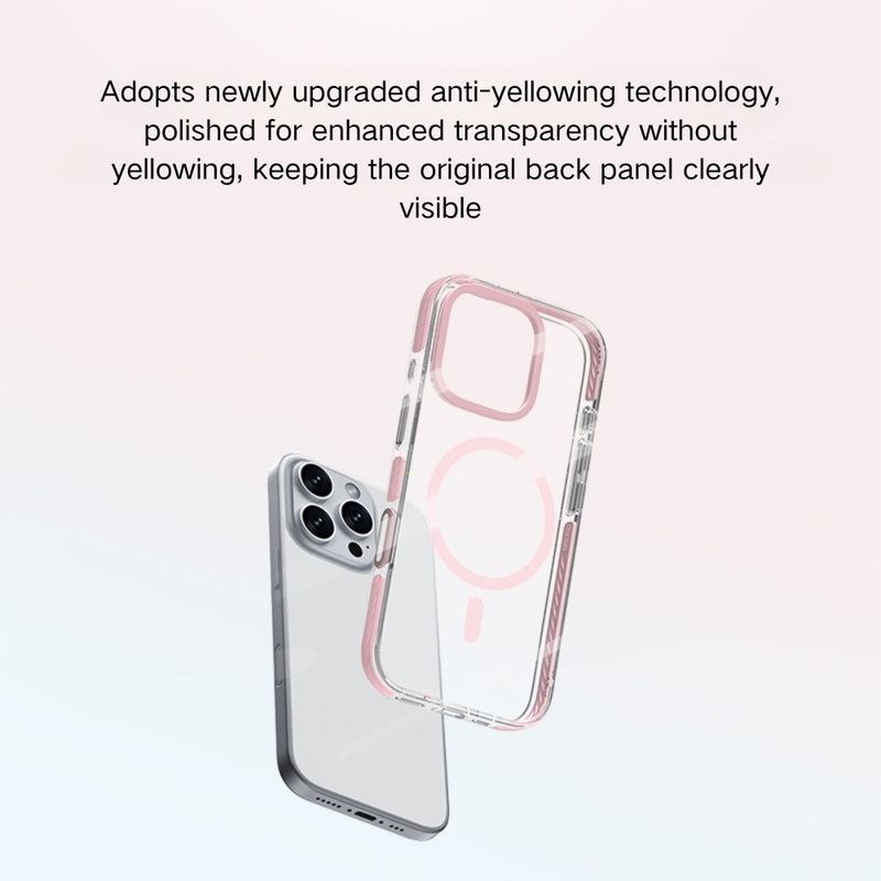 Load image into Gallery viewer, [Magsafe Compatible] Apple iPhone 16/Pro/Max - Transparent Anti-Drop Magnetic Protective Case
