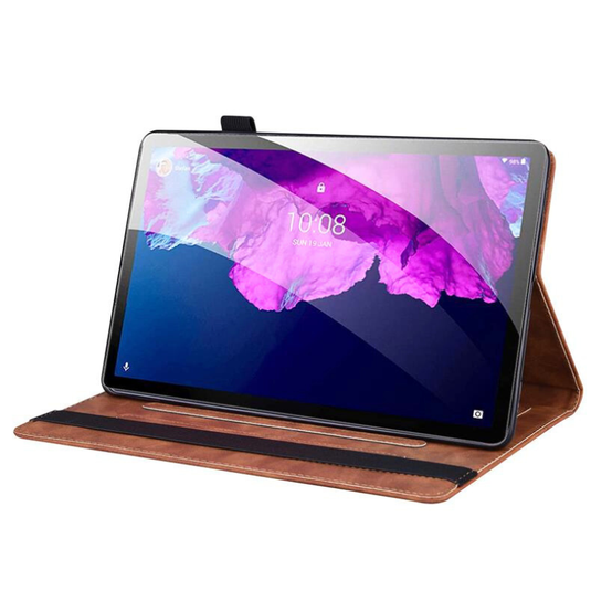 [With Card Slot] Lenovo Idea Tab 11” 2025 (TB336FU/TB336ZU) Matte Color-Block Leather Case