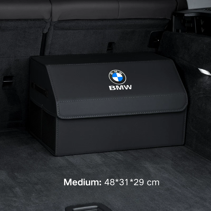 Load image into Gallery viewer, BMW Microfiber Leather Car Trunk Storage Box for X5L, X1, X3, X4, X6, X7, 1/3/5/6/7 Series, iX3, iX4, iX5 - i-Station Mobile Phone &amp; Electronic Device Repair and Accessories
