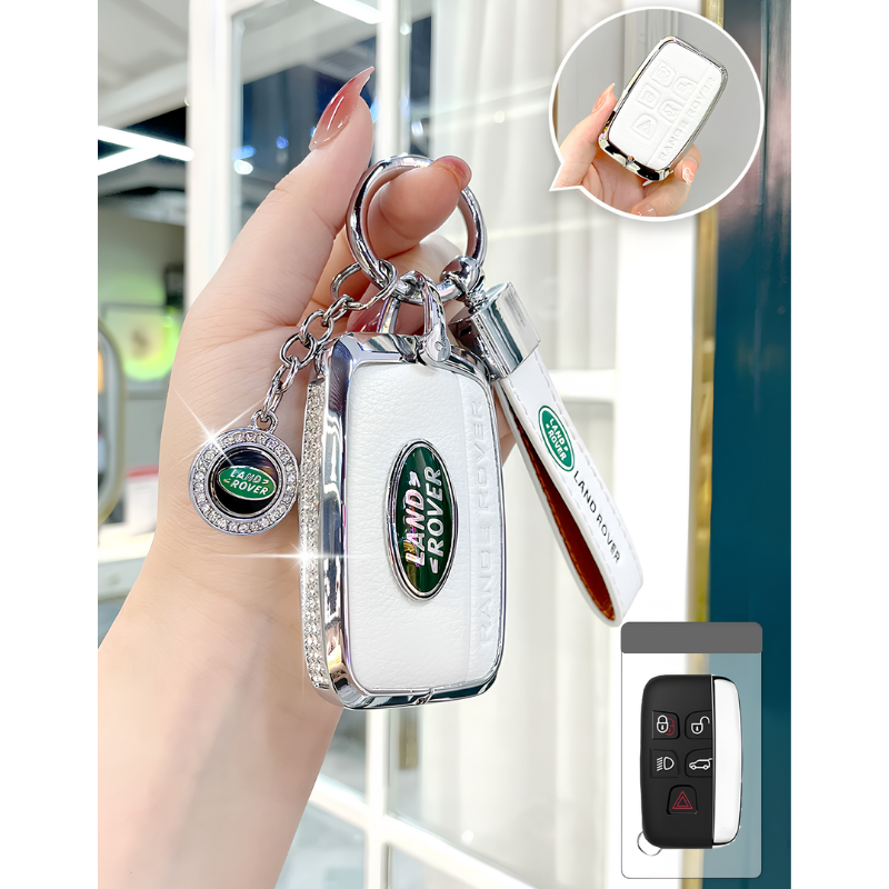Load image into Gallery viewer, Land Rover Glitter Leather Car Key Fob Case Cover For Range Rover Evoque, Velar, Discovery 4/5, Sport, Defender - i-Station Mobile Phone &amp; Electronic Device Repair and Accessories
