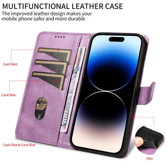 [With Card Slot] OPPO A98 5G/F23 5G - PU leather Wallet Style Shockproof Phone Case