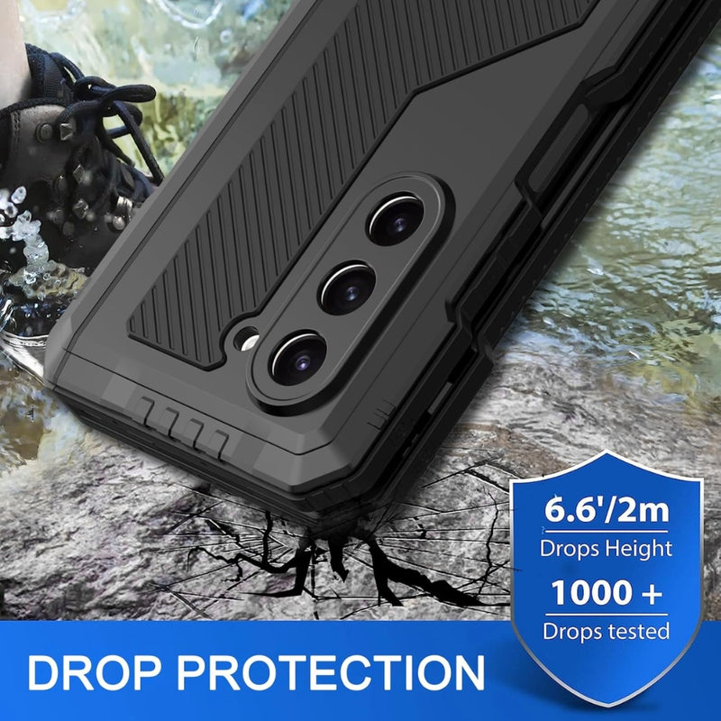 Load image into Gallery viewer, [With Invisible bracket] Samsung Galaxy Z Fold 6(SM-F956) - 360 Degree Full Coverage Military Grade Shockproof Phone Case
