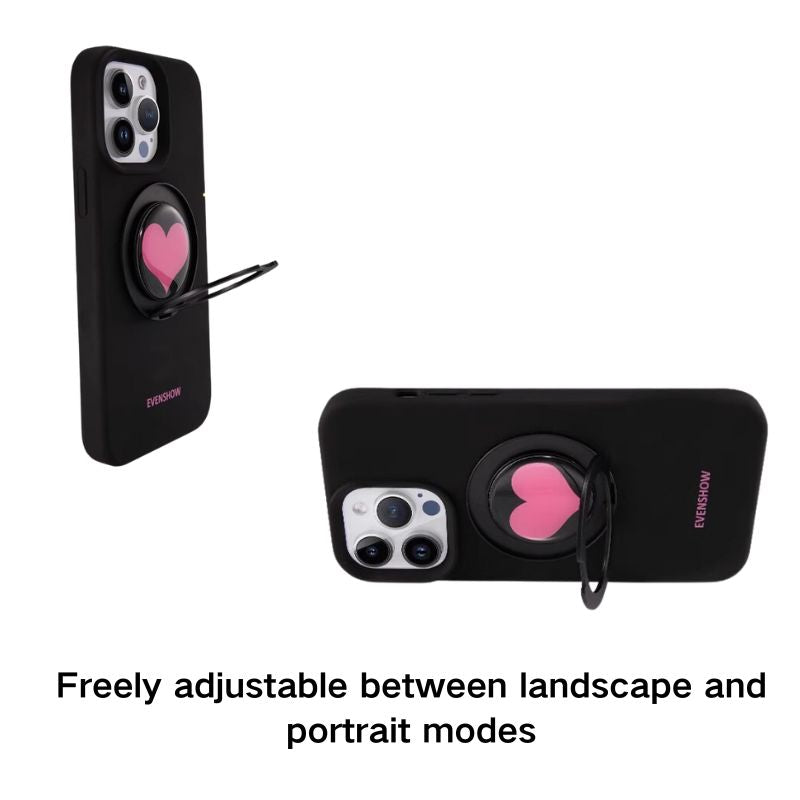 Load image into Gallery viewer, [Built-in Stand] Apple iPhone 14/Plus/Pro/Max - 360 Degree Rotating Liquid Silicone Fashion-Forward Series Case
