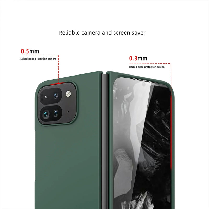 Load image into Gallery viewer, Google Pixel 9 Pro Fold - TPU + PC + PU 3-in-1 Full Covered Shockproof Minimalist Phone Case
