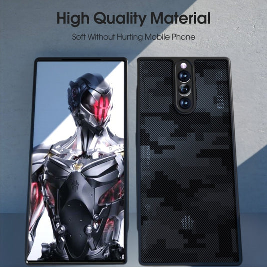 ZTE nubia Red Magic 8 Pro/8 Pro Plus/8S Pro - IBMRS Camouflage Shockproof Transparent Matte Phone Case