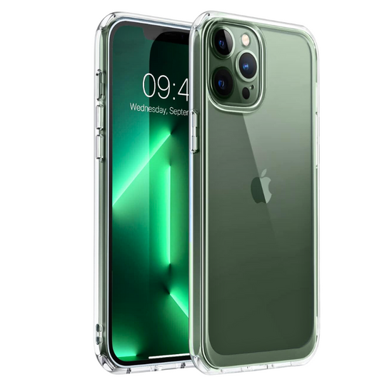 Apple iPhone 13/Mini/Pro/Pro Max Transparent Slim Protection Hybrid Shockproof Essentials Series Case