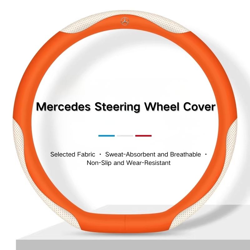 Load image into Gallery viewer, Mercedes-Benz Skin-friendly &amp; Breathable Steering Wheel Cover For C260L, E300L, A180L, GLA/GLB, GLC, CLA

