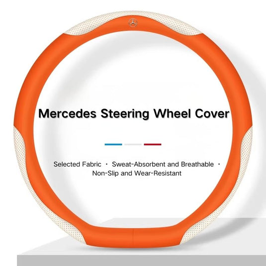 Mercedes-Benz Skin-friendly & Breathable Steering Wheel Cover For C260L, E300L, A180L, GLA/GLB, GLC, CLA