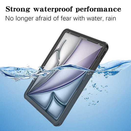 Apple iPad Air 13-inch M2 (2024) - Shellbox Waterproof Heavy Duty Lifeproof Style Case