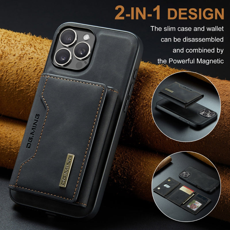 Load image into Gallery viewer, [With Card Slot] Apple iPhone 14/Plus/Pro/Max - 2 in 1 Detachable Leather Wallet Case
