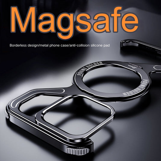 [Z-type metal bracket shell] Apple iPhone 14/Pro/Max - Magsafe Magnetic Phone Case