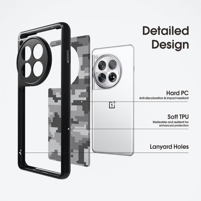 Load image into Gallery viewer, OnePlus 12 - Transparent Camouflage Shockproof Protective Case
