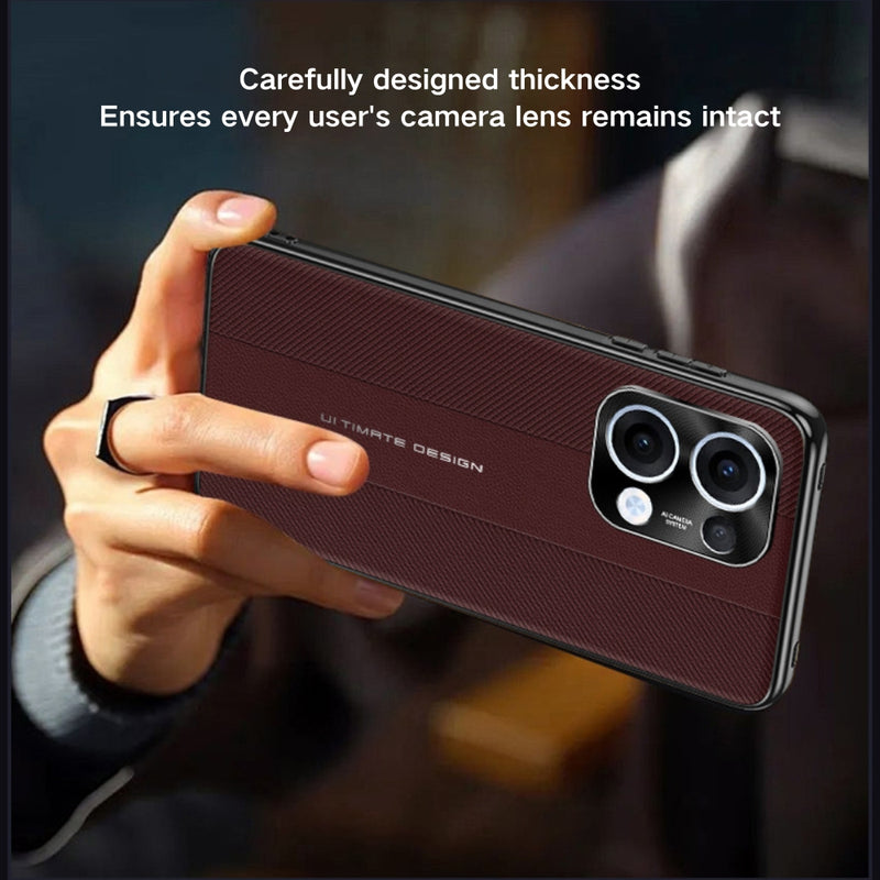 Load image into Gallery viewer, OPPO Reno13 / Pro - Classic Business Solid-Color Leather Phone Case
