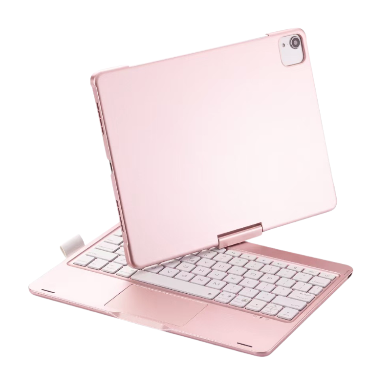 Load image into Gallery viewer, Apple iPad Pro 13-inch M4 (2024) 360° Rotating Wireless Touchpad Keyboard Flip Cover Case
