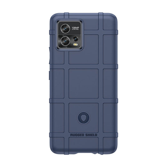 Motorola Moto G72 - Shield Shockproof Rugged Heavy Duty Case With 2PC Tempered Glass Screen Protector