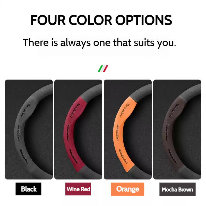 Load image into Gallery viewer, Mercedes-Benz Luxury Ultra-Thin Suede Leather Steering Wheel Cover For C-Class, E-Class,GLC, GLB, GLA - i-Station Mobile Phone &amp; Electronic Device Repair and Accessories
