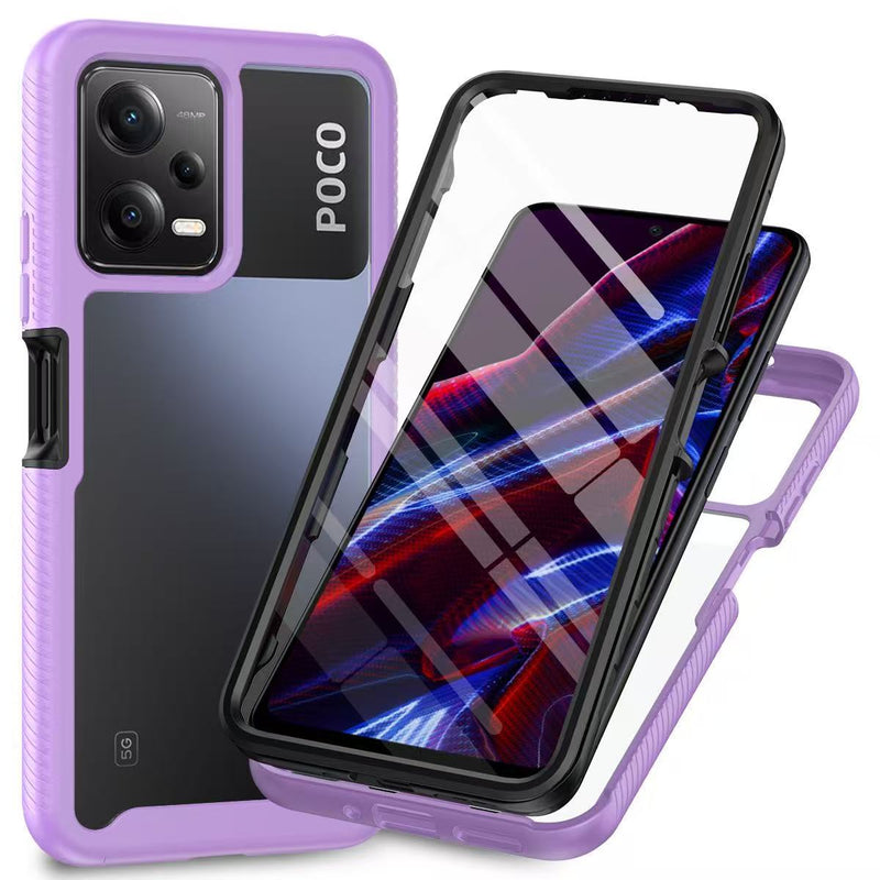 Load image into Gallery viewer, [Built-in Screen Protector] Xiaomi Redmi Note 12 5G - 360° Full Body Shockproof Protection Armour Slim Cover
