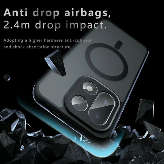 [Magsafe Compatible] OnePlus 15 5G Translucent Matte Shockproof Essential Case