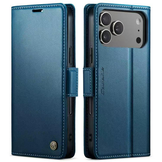 [With Card Slot] Apple iPhone 17/Air/Pro/Pro Max Premium Leather Shockproof Wallet Series Case