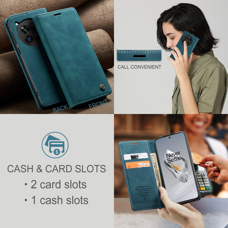 Load image into Gallery viewer, [With Card Slot] OnePlus 11 5G - Business Full-Body Matte Flip Shockproof Case
