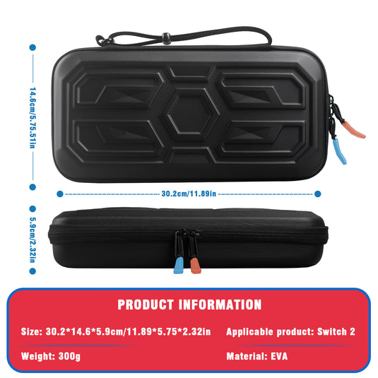 Nintendo Switch 2 (2025) All-in-one Multi-level Portable Hard Shell Storage Case
