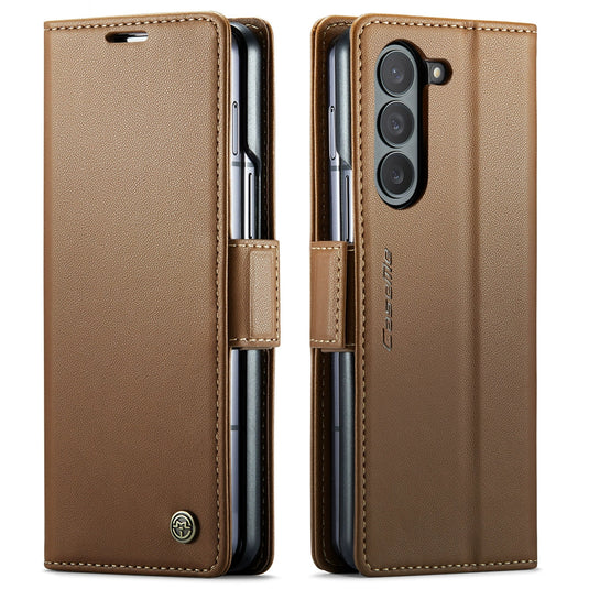 Samsung Galaxy Z Fold 6 (SM-F956) Premium Leather Shockproof Wallet Series Case