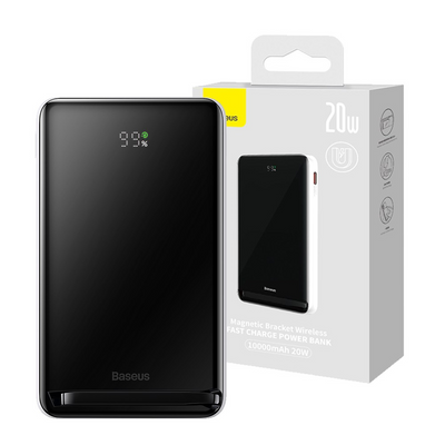 Baseus Magnetic Bracket Wireless Fast Charge Power Bank 10000mAh 20W - i-Station Mobile Phone & Electronic Device Repair and Accessories