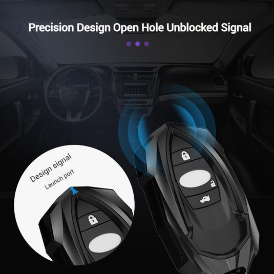 Subaru Mech-style Metal + TPU Full Protection Car Key Fob Case Cover For Outback, Forester, Impreza, WRX, XV, Crosstrek, Legacy