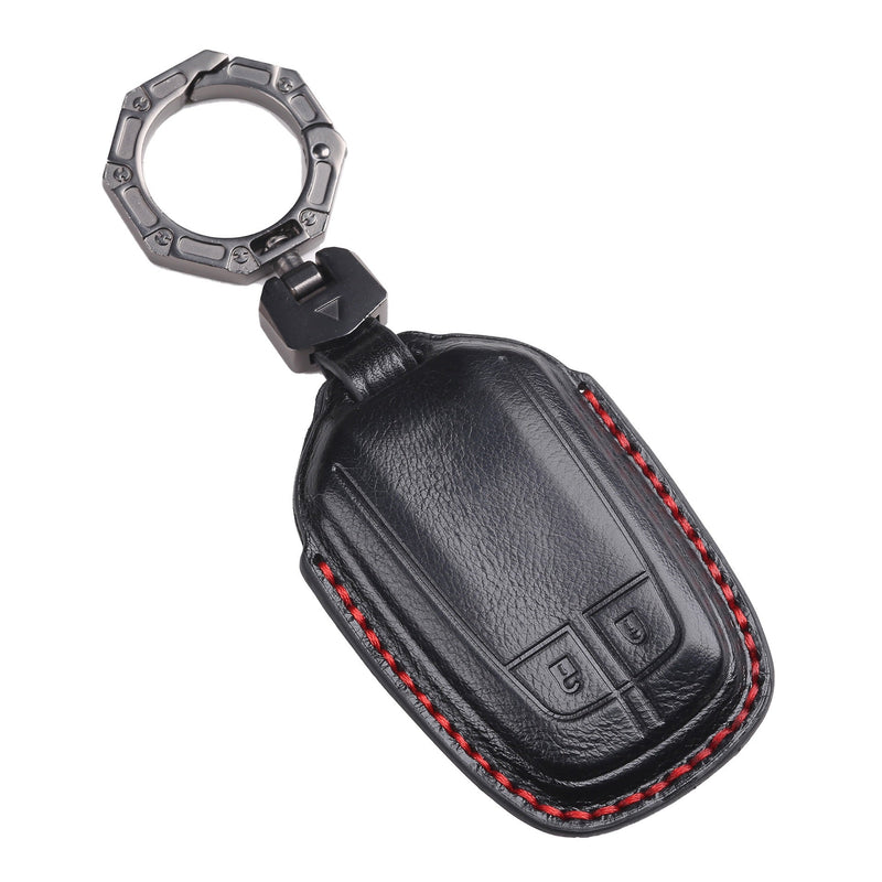 Load image into Gallery viewer, Isuzu Handcrafted Genuine Leather Car Key Fob Case Cover For D-MAX, MU‑X
