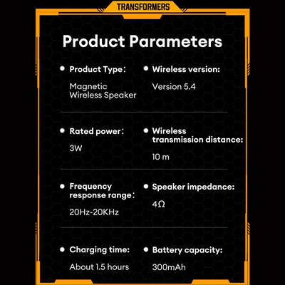 Transformers TF-Y15 Magnetic Bluetooth Mini Speaker - i-Station Mobile Phone & Electronic Device Repair and Accessories